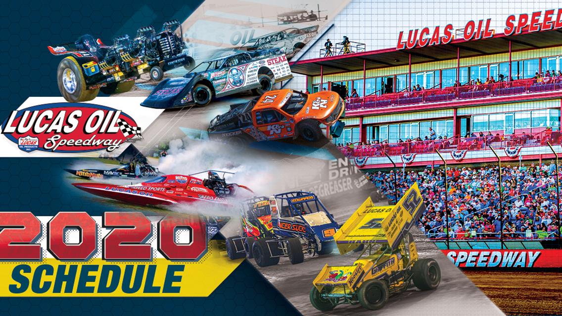 Lucas Oil Speedway tentative 2020 schedule includes oval, off road and drag boat events