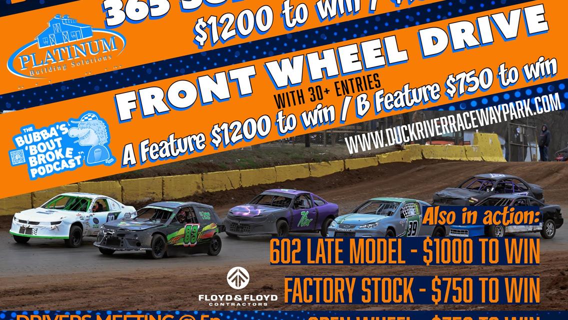Duck River Raceway Park adds extra race this Saturday September 13, Open Practice Friday September 12