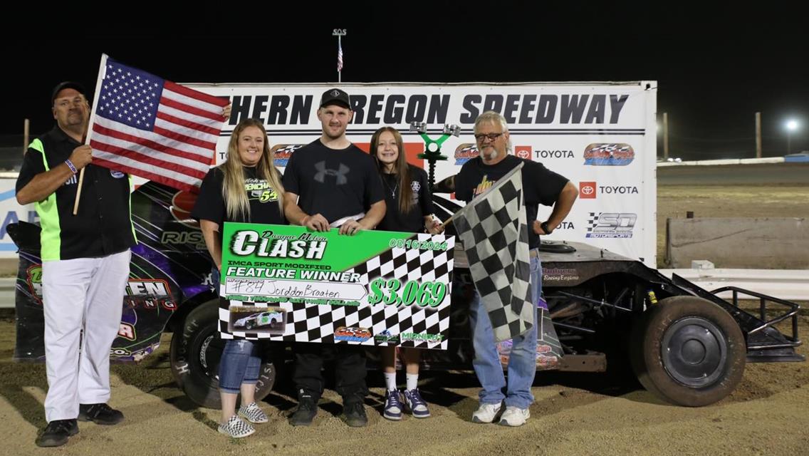 James Wins $5,500 Rayburn Classic On Last Lap Pass; Braaten Collects $3,069 For The Melvin Clash At Southern Oregon To Earn 100th Win