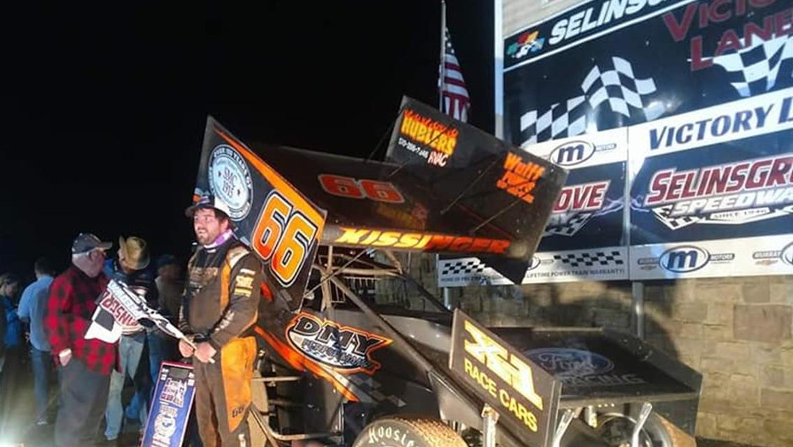 X-1 Race Cars Client Ryan Kissinger Earns URC Win at Selinsgrove Speedway