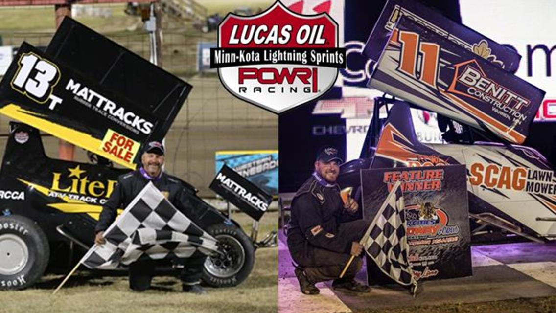 Dvergsten Claims Eighth Season Win as Alan Truscinski Earns POWRi Minn-Kota Lightning Sprint’s Finale Feature Victory