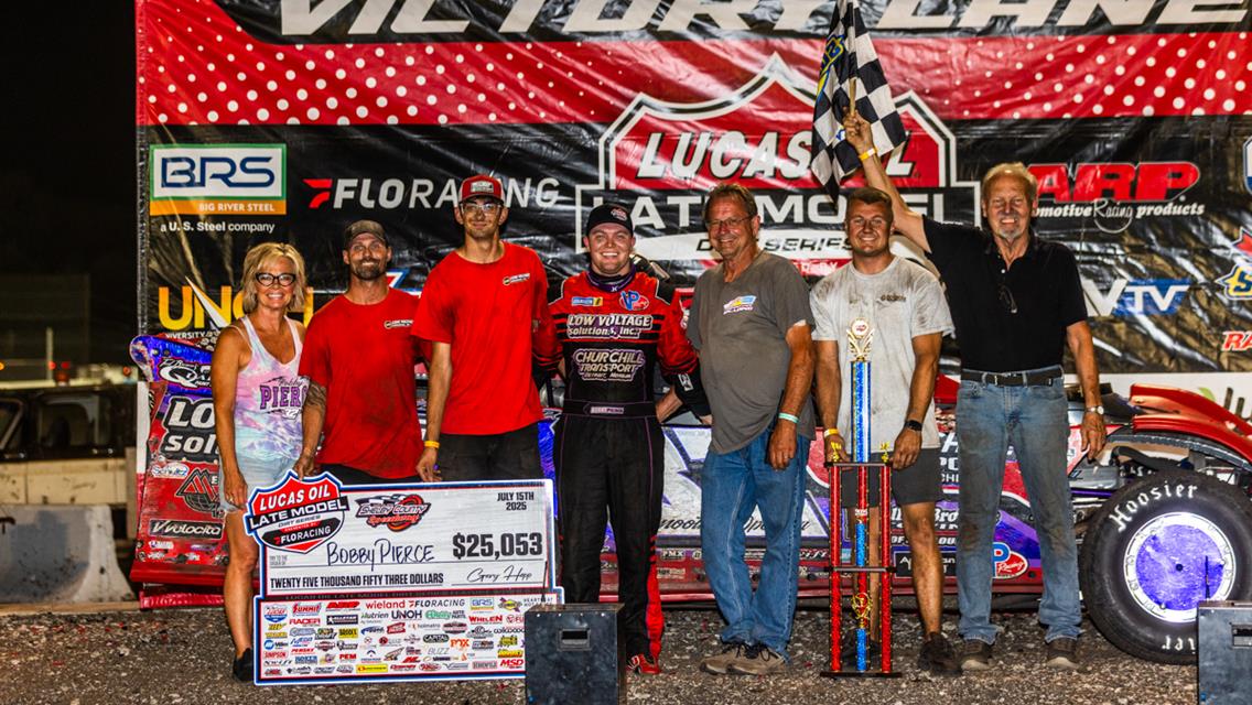 Pierce Pockets $25,053 on Tuesday at Shelby County Speedway