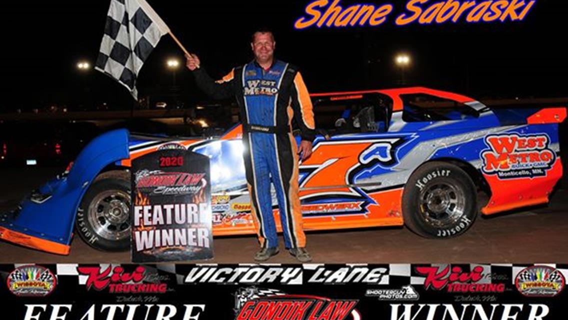 SABRASKI RAMPAGE CONTINUES AT GONDIK LAW SPEEDWAY