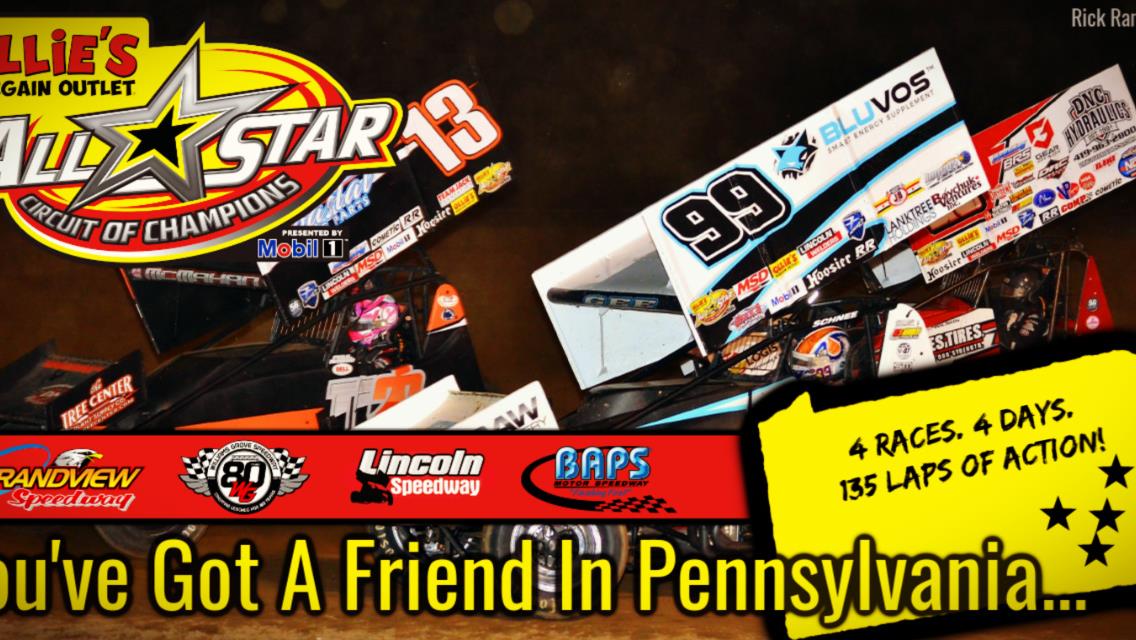 Tony Stewart’s All Stars will challenge Pennsylvania Posse on four consecutive nights