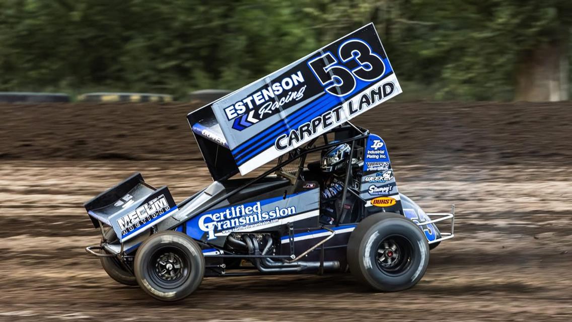 Dover Drives to Best 410 Sprint Car Result at Knoxville Raceway Since 2014 Before Capturing Another Top Five at Huset’s Speedway