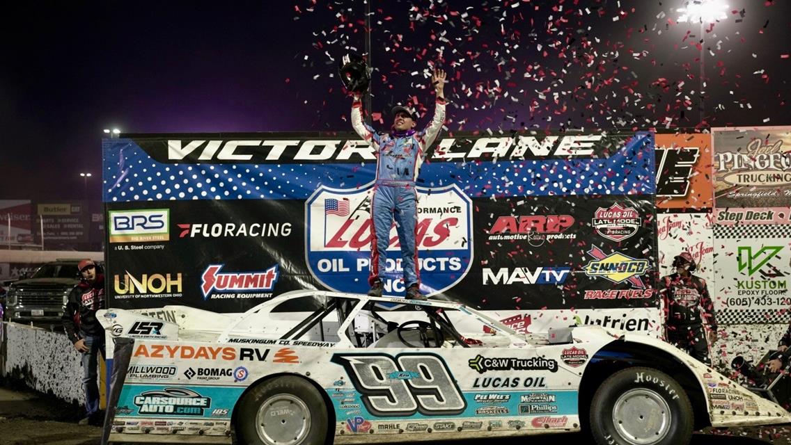 Moran Returns to Huset’s Speedway Victory Lane to Open Lucas Oil Late Model Dirt Series Portion of Silver Dollar Nationals Presented by MyRacePass