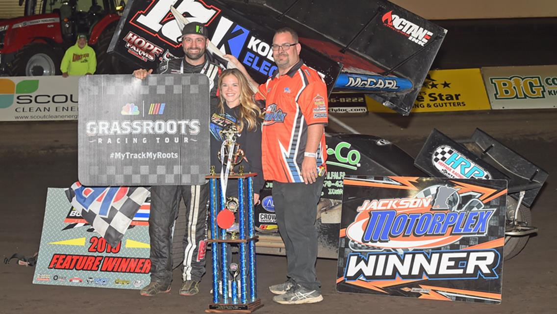 Austin McCarl, Ballenger and Dodd Cap Jackson Motorplex Season With Wins During Casey’s General Stores Open Wheel Nationals presented by Sea Foam