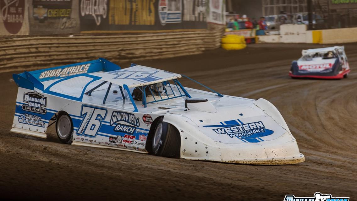 Volusia Speedway Park (Barberville, FL) - World of Outlaws Morton Buildings Late Model Series - 50th annual DIRTcar Nationals - February 8th-13th, 2021. (Michael Boggs Photography)