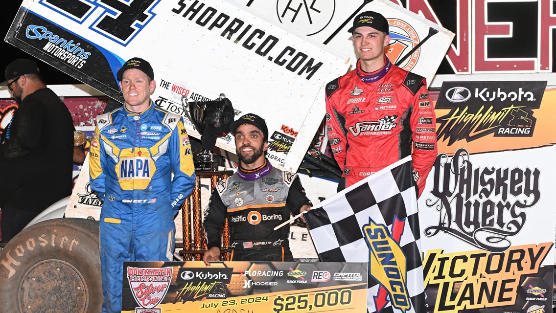 RIGHT PLACE, RIGHT TIME: Rico Abreu Capitalizes on Chaos to Cash $29,000 in Lernerville&#39;s Silver Cup