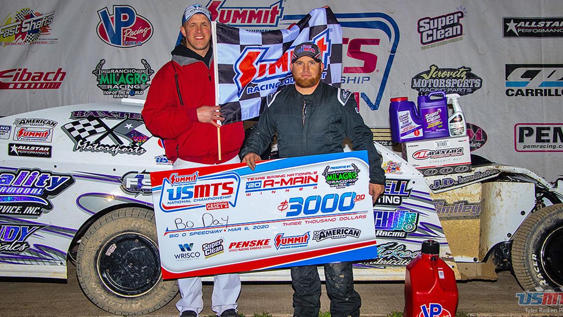 Bo Day gets first USMTS win at Big O