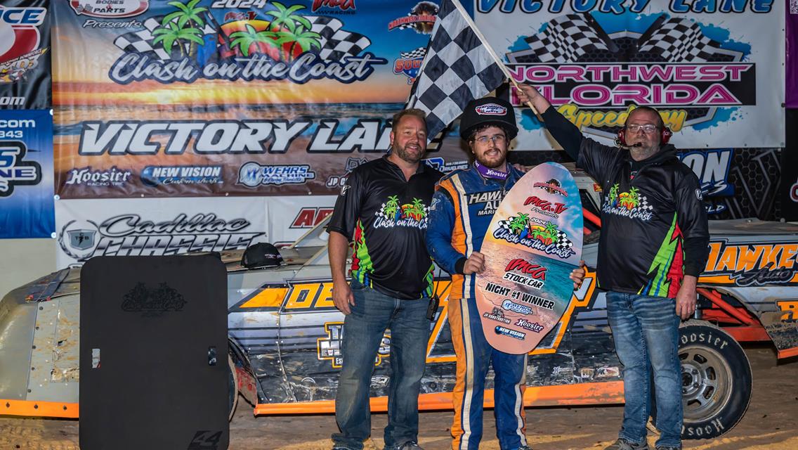 Neal makes IMCA history with Clash on the Coast Stock Car win