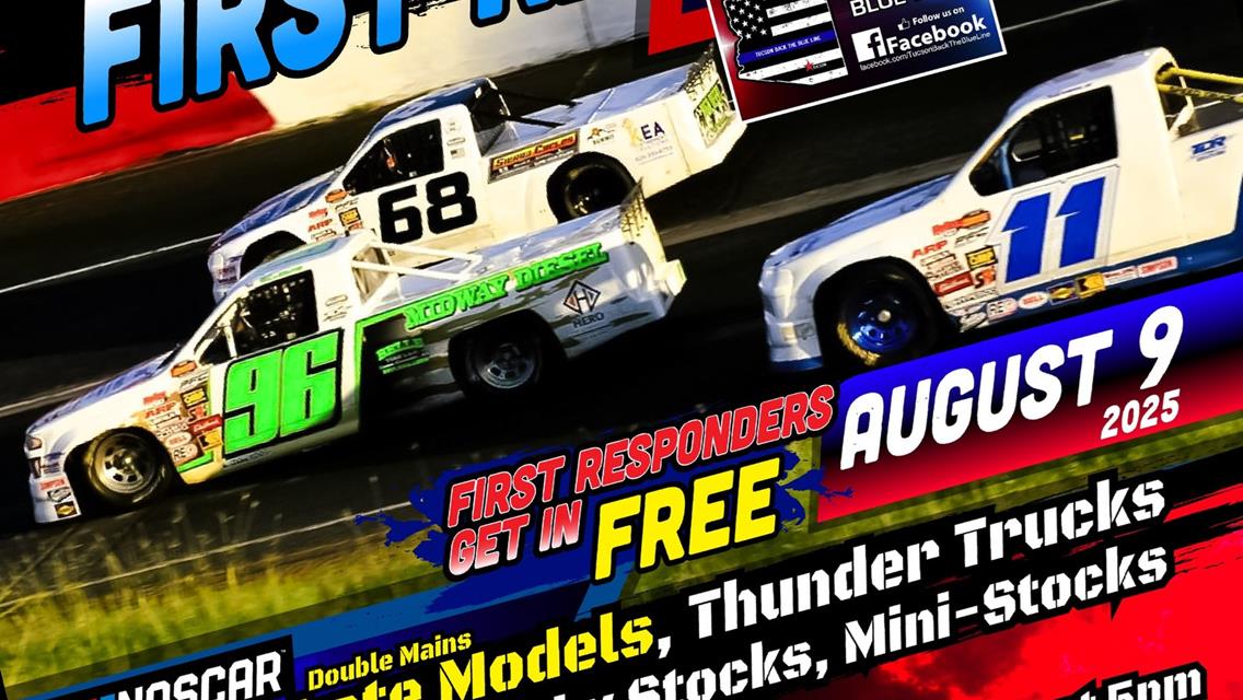 8/9/2025 FIRST RESPONDER NIGHT-MILITARY AND FIRST RESPONDERS ARE FREE!