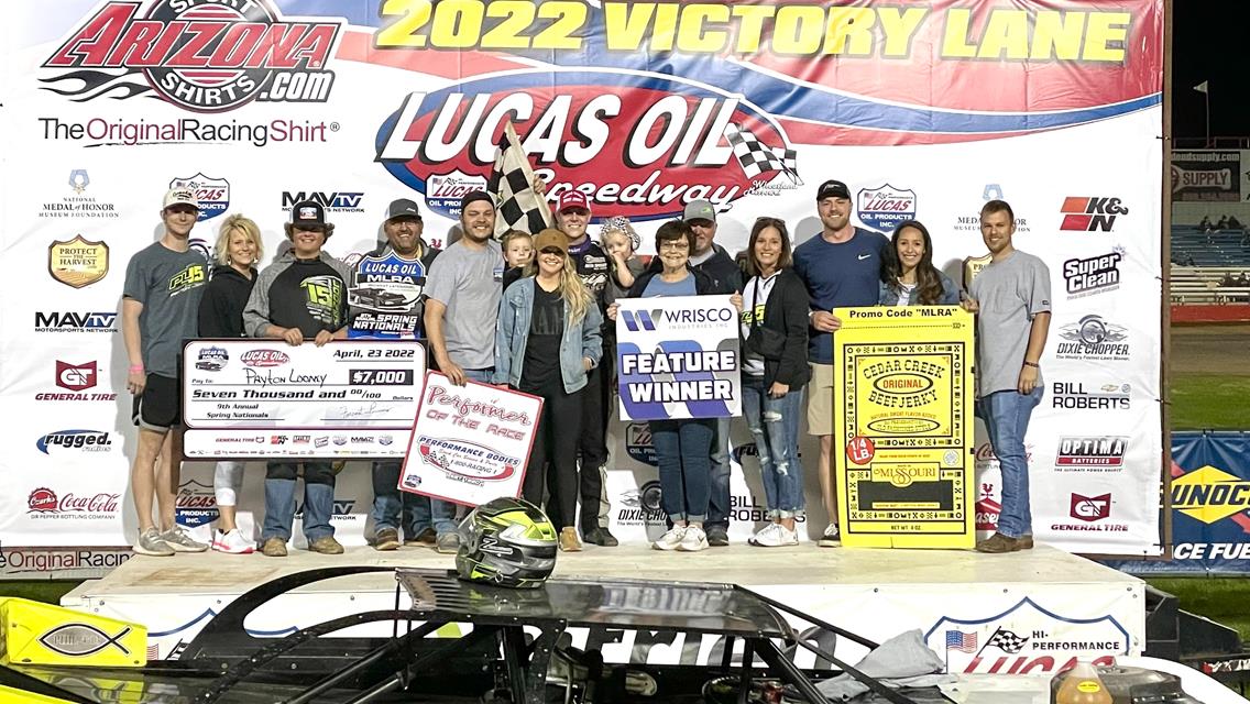 Looney wires field on Night Two of 9th annual MLRA Spring Nationals at Lucas Oil Speedway