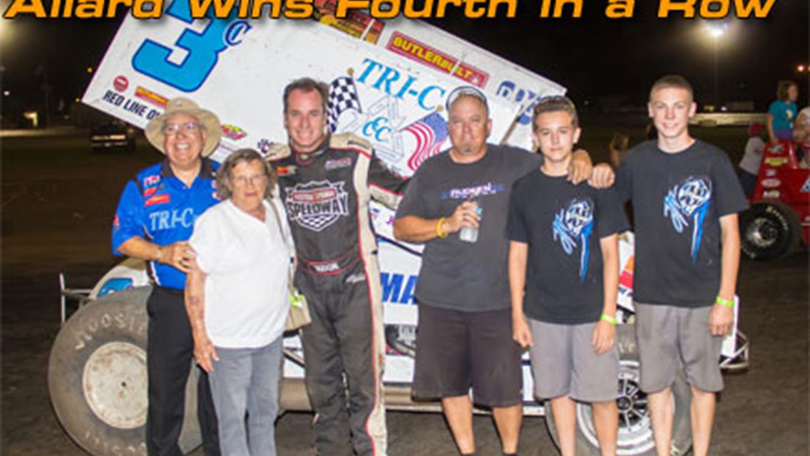 Allard Wins Fourth in a Row