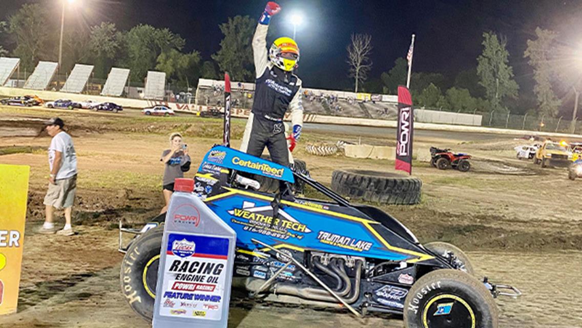 Kreisel Captures Caution-Free POWRi WAR Feature Victory