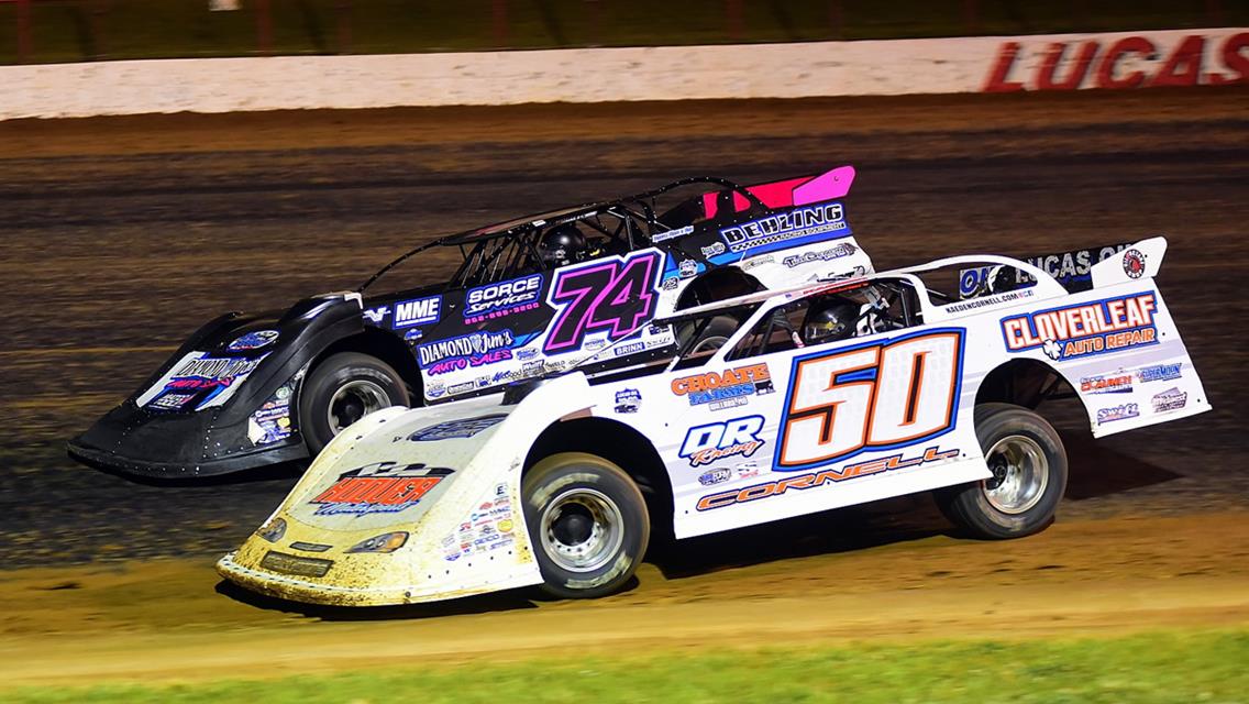 Broken driveshaft results in early exit at Lucas Oil Speedway