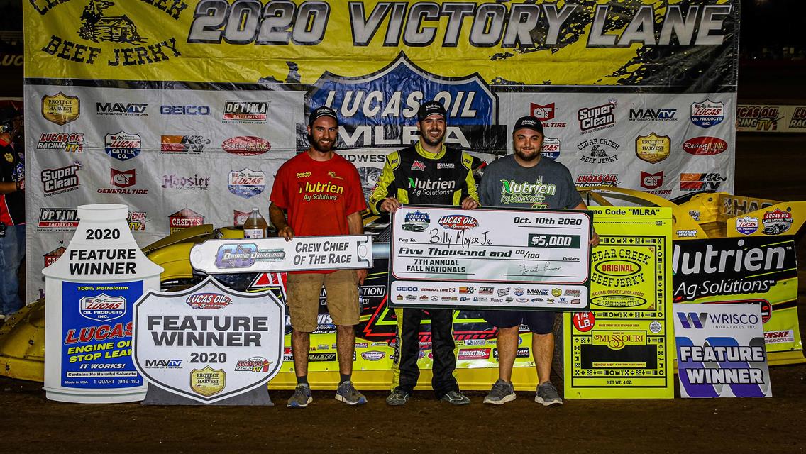 Moyer Jr. captures MLRA Fall Nationals while Jackson Jr. takes Lucas Oil Speedway B-Mod Clash of Champions III