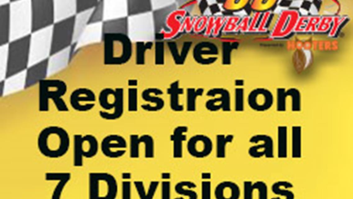 DRIVER / TEAM SNOWBALL REGISTRATION NOW UNDERWAY.   CLICK ON LINK AT BOTTOM.