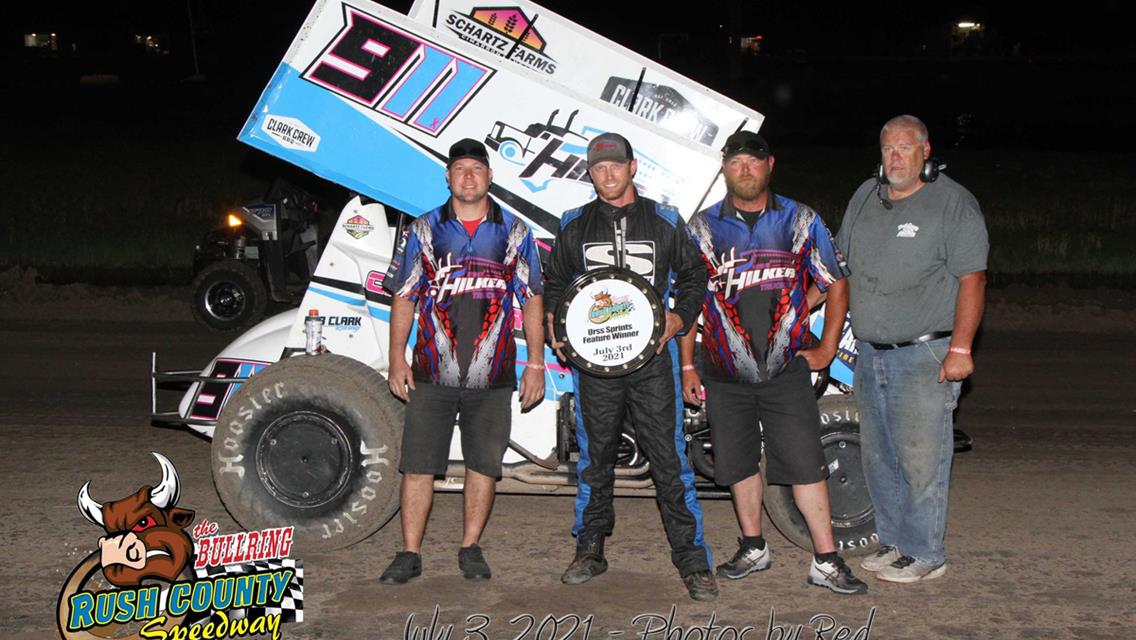 Ty Williams Triumps Battle at Rush County Speedway with United Rebel Sprint Series