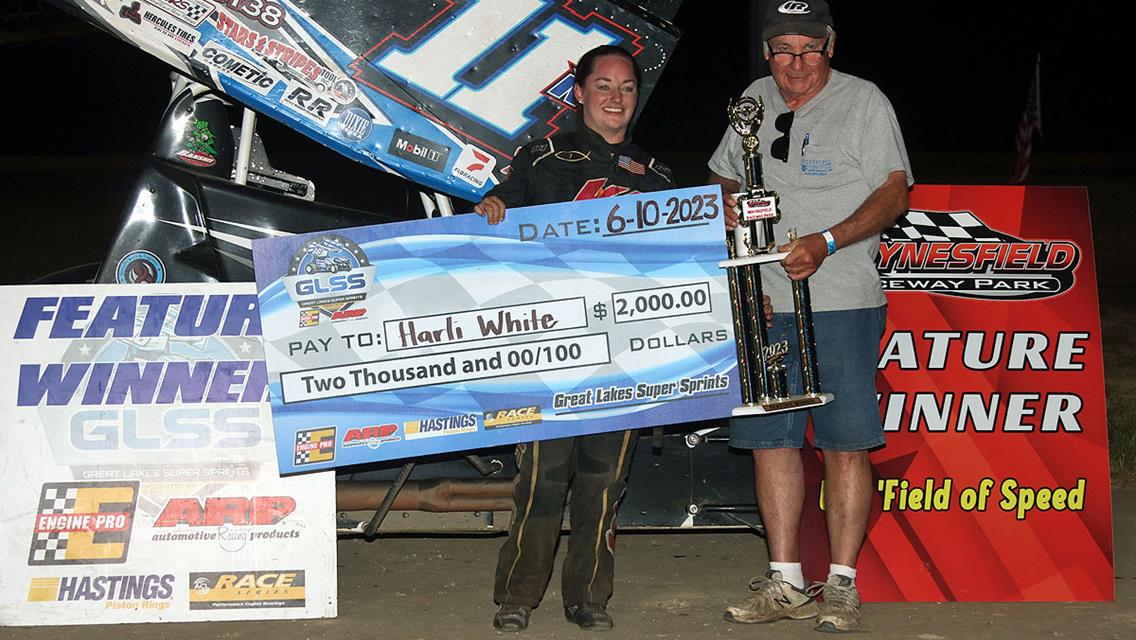 HARLI WHITE SETS FAST TIME AND TAKES THE WIN AT WAYNESFIELD