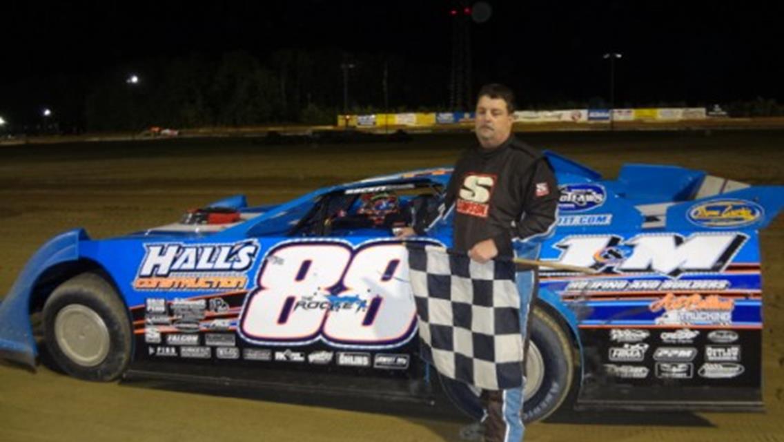 ELLIOTT WINS ON FINAL LAP IN SUPER LATES