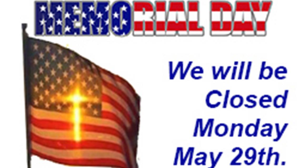 Office Closed Monday.
