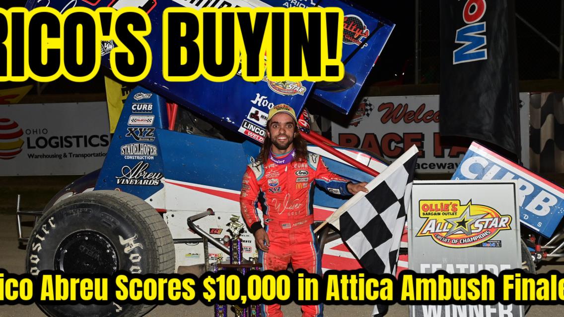 Rico Abreu scores $10,000 in Attica Ambush finale at Attica Raceway Park