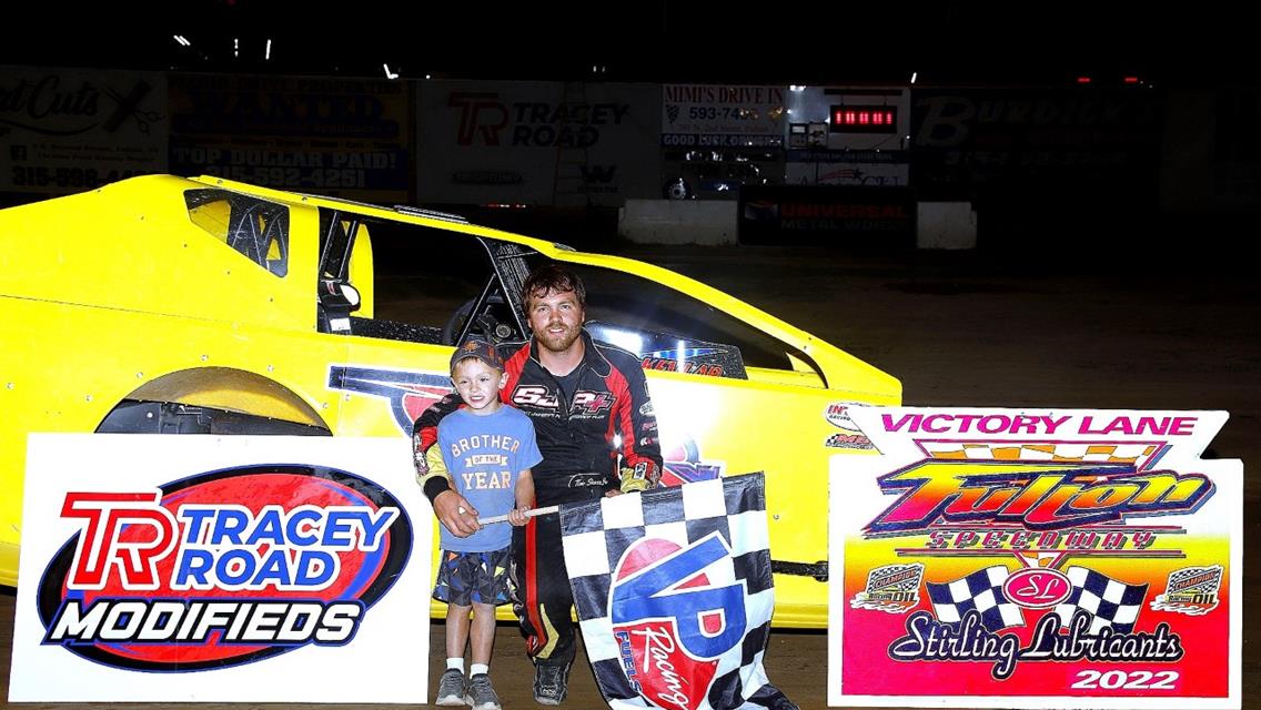 Tim Sears Jr. Makes Late Race Charge for Seventh Fulton Speedway Modified Win