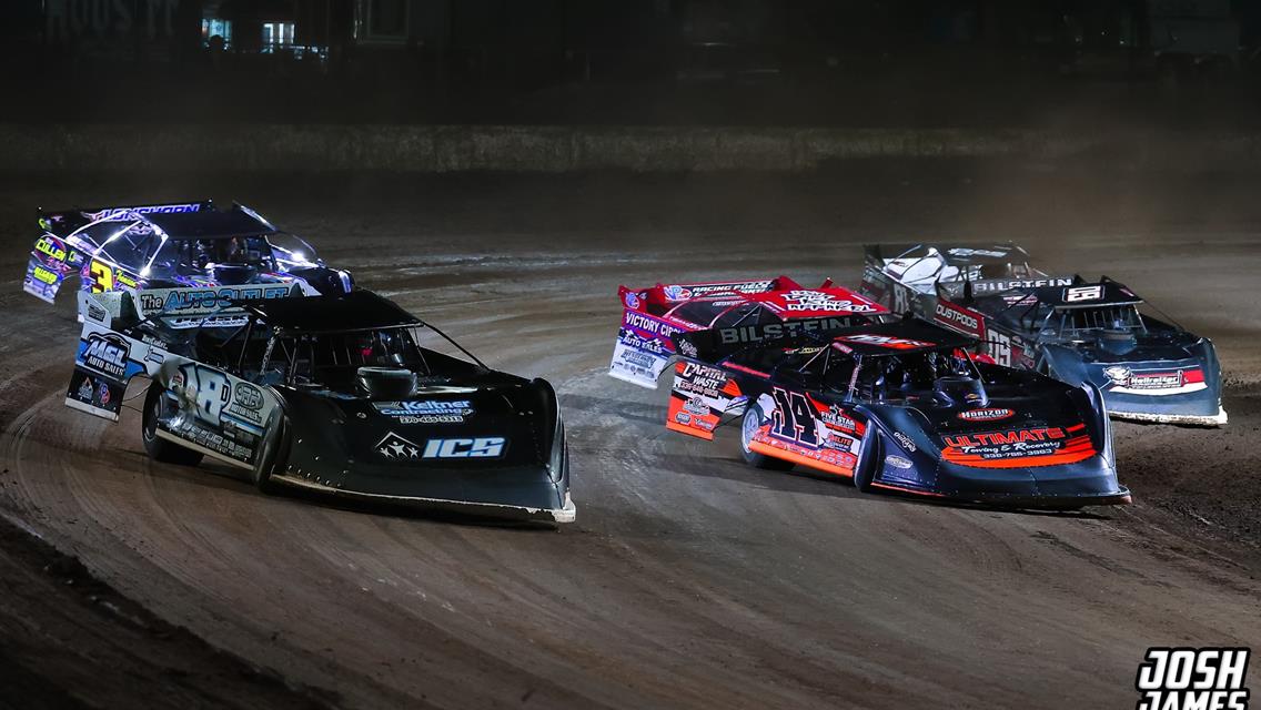 Volusia Speedway Park (De Leon Springs, FL) – World of Outlaw Late Model Series – DIRTcar Nationals – February 10th-15th, 2025. (Josh James Artwork)