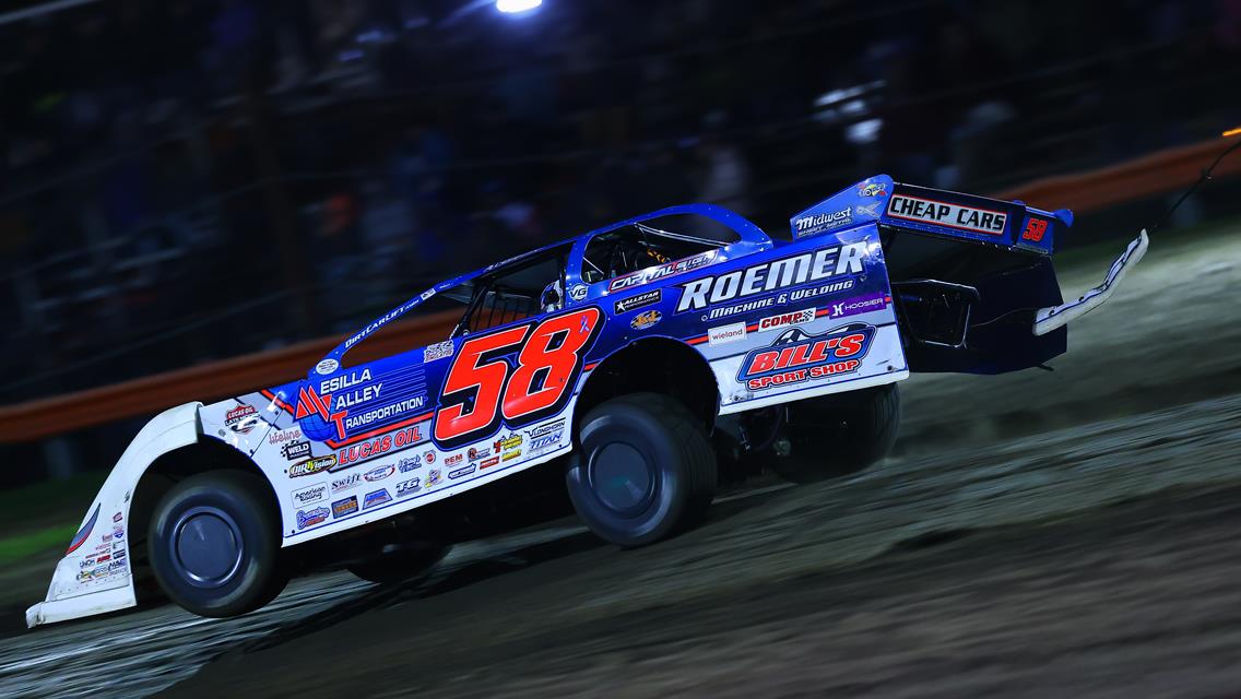 Farmer City Raceway (Farmer City, IL) – World of Outlaws Late Model Series – Illini 100 – April 11th-12th, 2025. (Josh James Artwork)