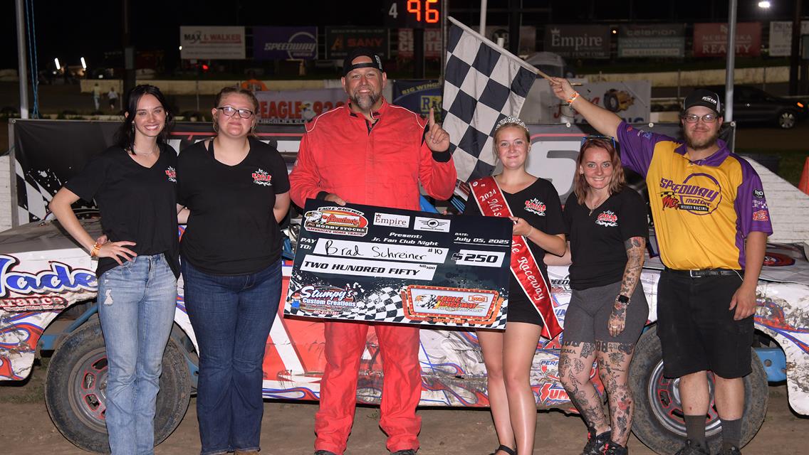 Armstrong, Horton, Schreiner, Noonan &amp; Woken are victorious at Eagle Raceway
