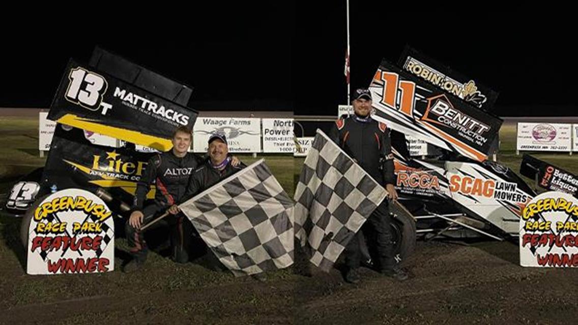 Alan Truscinski and Dexter Dvergsten Gain POWRi MKLS Weekend Wins at Greenbush