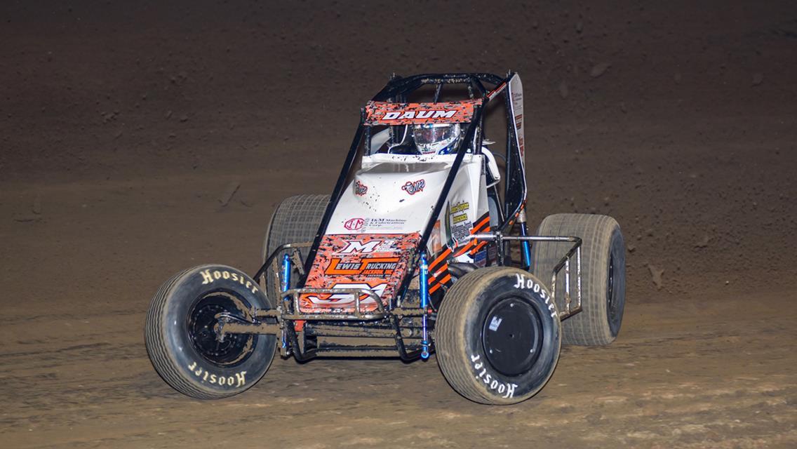 Zach Daum soars at Valley Speedway