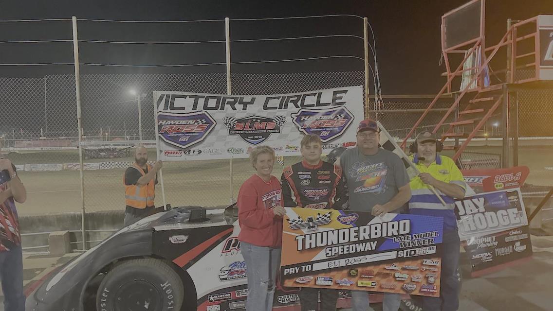 Ross perfect in Sooner main at Thunderbird Speedway