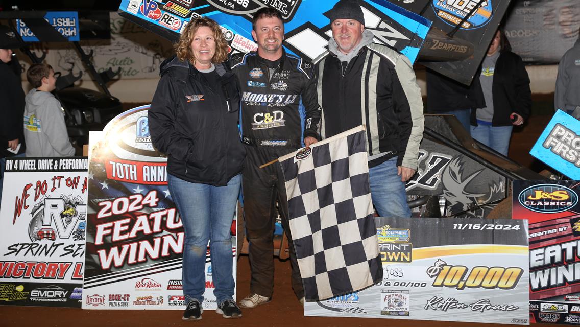 Zearfoss Breaks Through with Sprint Showdown Victory at BAPS Motor Speedway