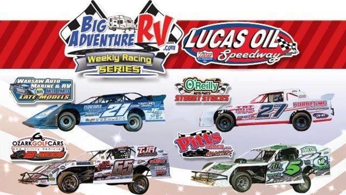 Lucas Oil Speedway Weekly Racing Series drivers reminded of deadlines to register online for Saturday action