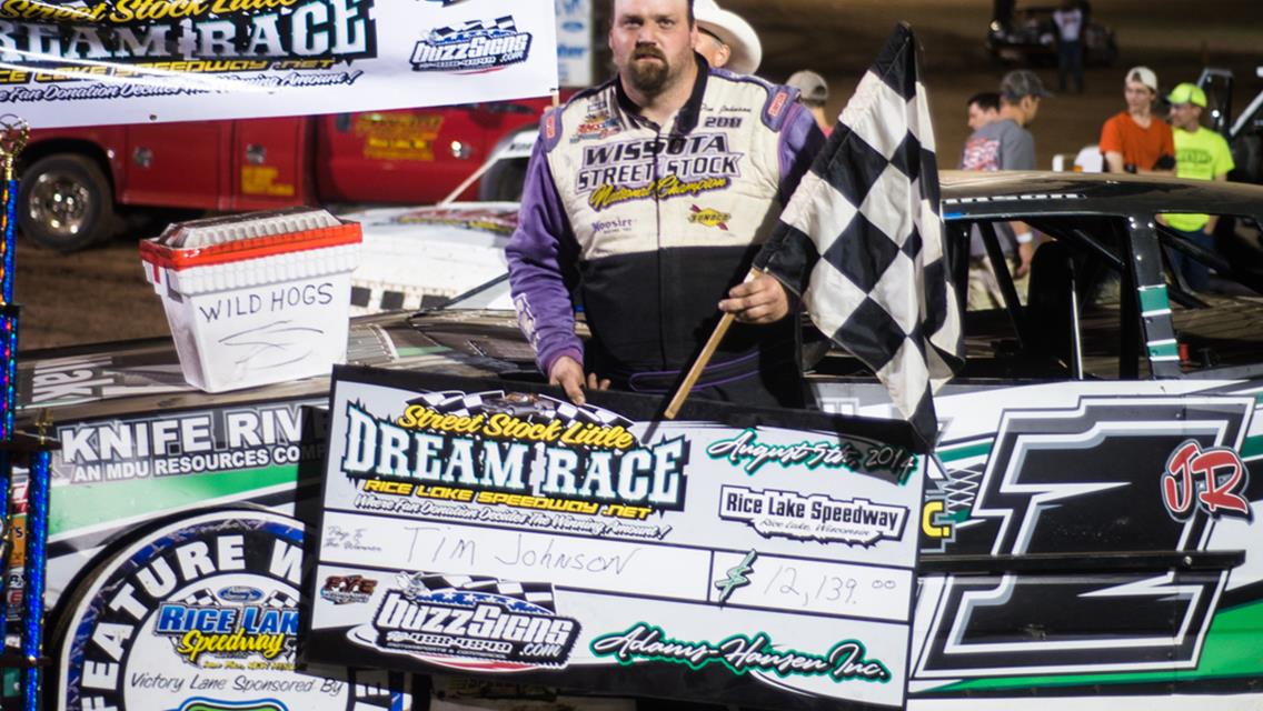 Johnson’s Little Dream Win at Rice Lake Speedway Nets Over Twelve Grand