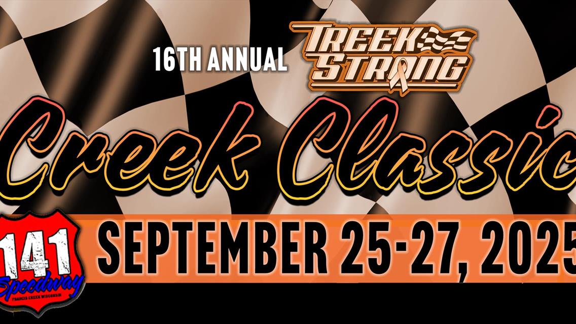 INFO RELEASE: 16th Annual Treek Strong Creek Classic - September 25-27, 2025