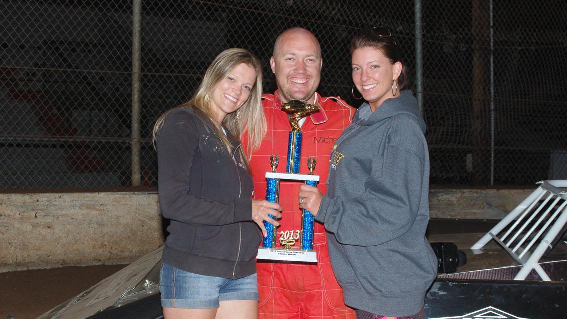 Glaser, Philpott, Crooks, Corley, and Christopherson Get To CGS Victory Lane