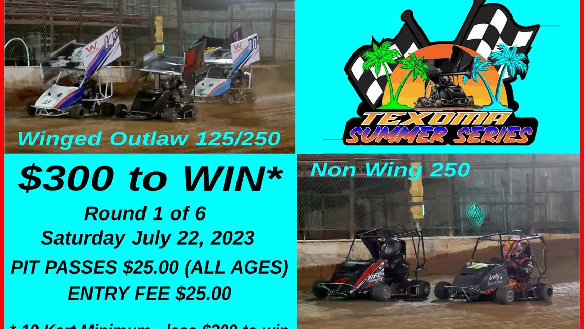 POINT NIGHT #14 - PLUS ROUND 1 OF 6 OF TEXOMA SUMMER SERIES - PLUS ADDED MONEY FOR ADULT BOX AND ADULT MOD