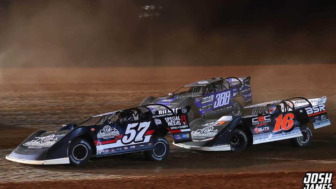 I-75 Raceway (Sweetwater, TN) – Hunt the Front Super Dirt Series – Championship Kickoff – March 8th, 2025. (Josh James Artwork)