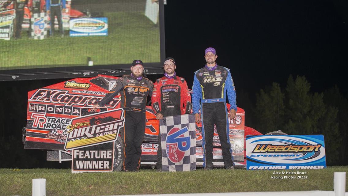 Larry Wight Wins First Night of Cavalcade Cup at Weedsport Speedway