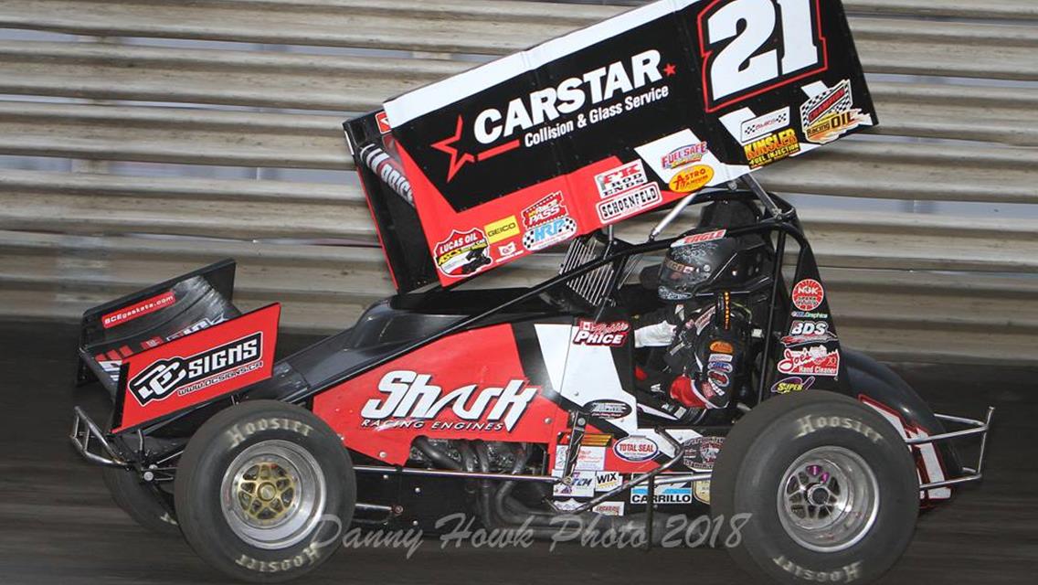 Price Pleased With Performance During Knoxville Raceway Debut