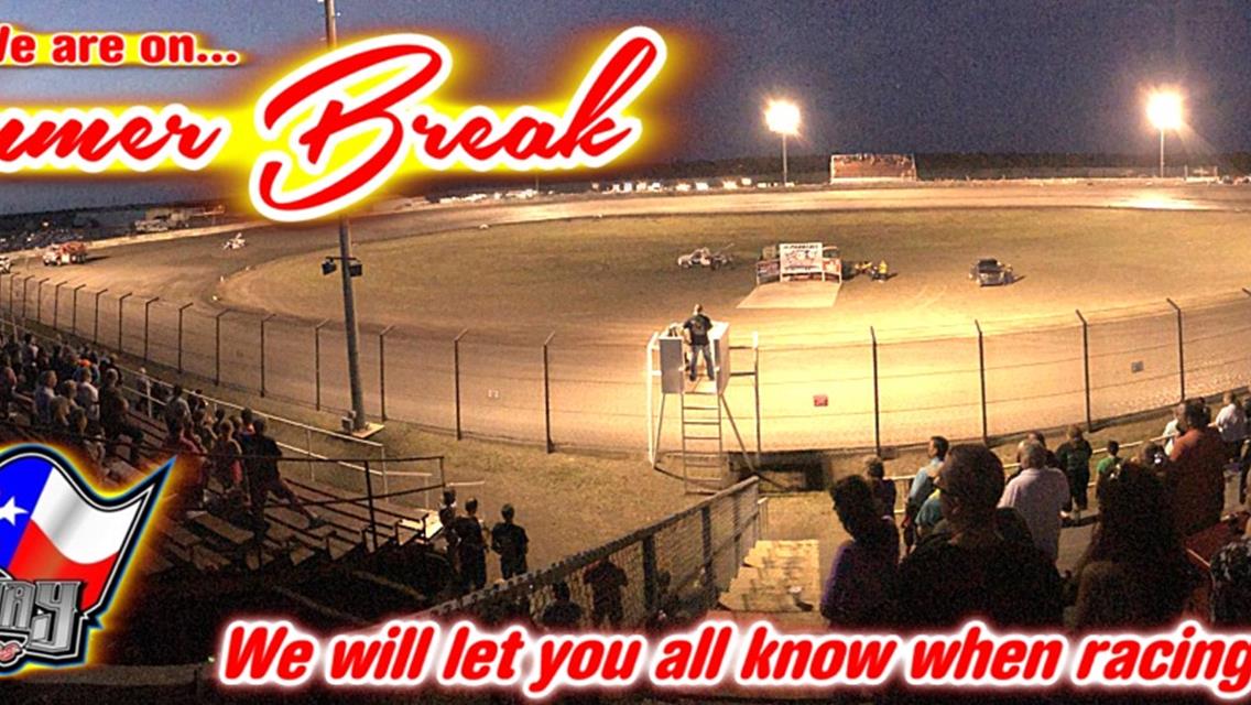 We Are On SUMMER BREAK at 82 SPEEDWAY! We Will Let You Know When Racing Fires Back Up;