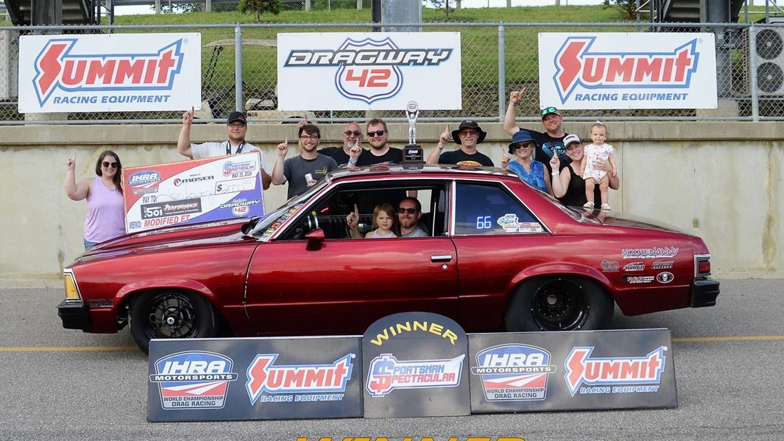 Soucek, Lowery, Williams, Gill and Baehr Earn IHRA Sportsman Spectacular presented by Moser Wins at Dragway 42