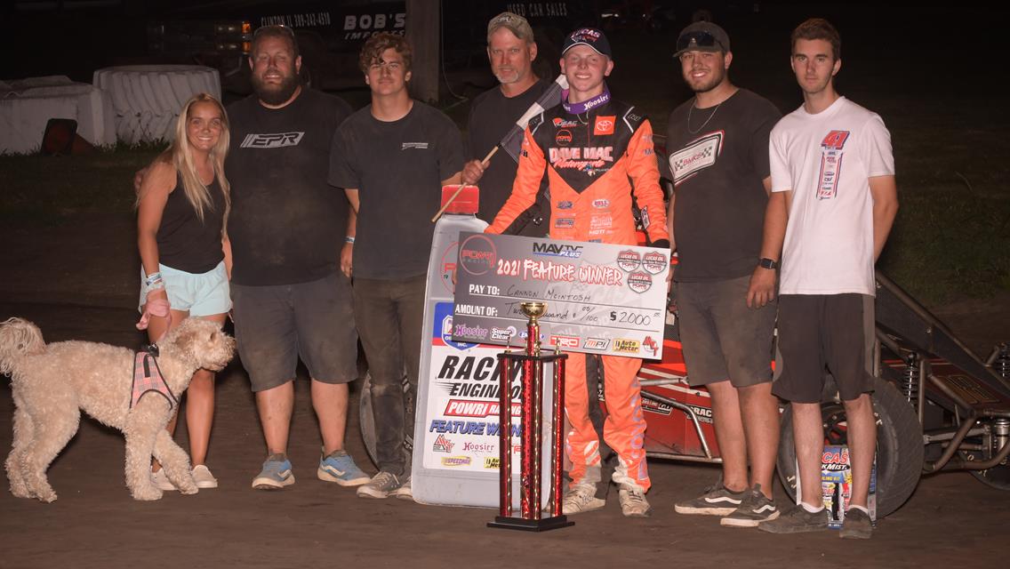 Cannon McIntosh Earns First National Win with Dave Mac Motorsports