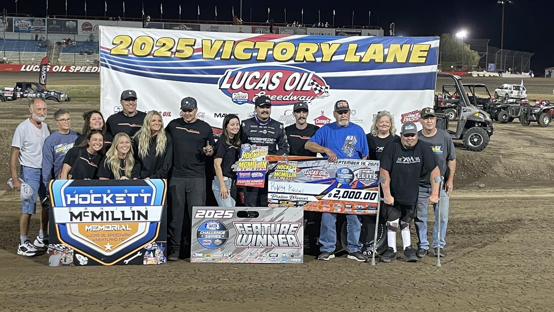 Boyles, Kreisel capture Hockett-McMillin Memorial wins at Lucas Oil Speedway
