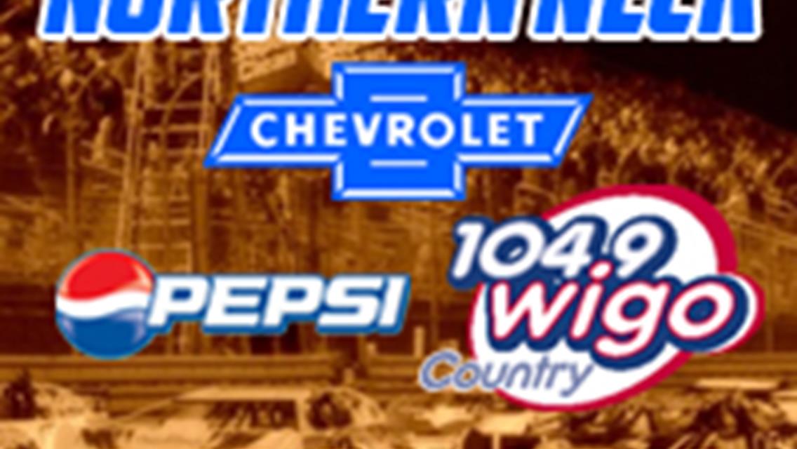 Speedway to Host Northern Neck Chevrolet / Pepsi / WIGO Night This Saturday August 29th