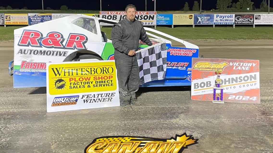 Forbes Shines Bright: Triumphs in Thrilling Modified Feature at Can Am