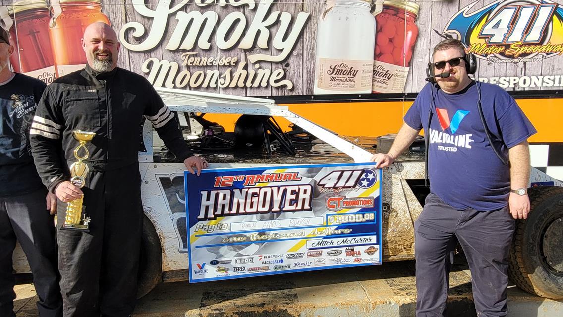 Amos Bunch and Pierce McCarter Claim Hangover Victories at 411 Motor Speedway